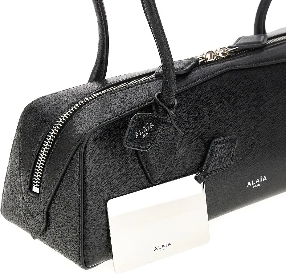 Geanta de umar Leather medium 'Le Teckel' bag - Img 4