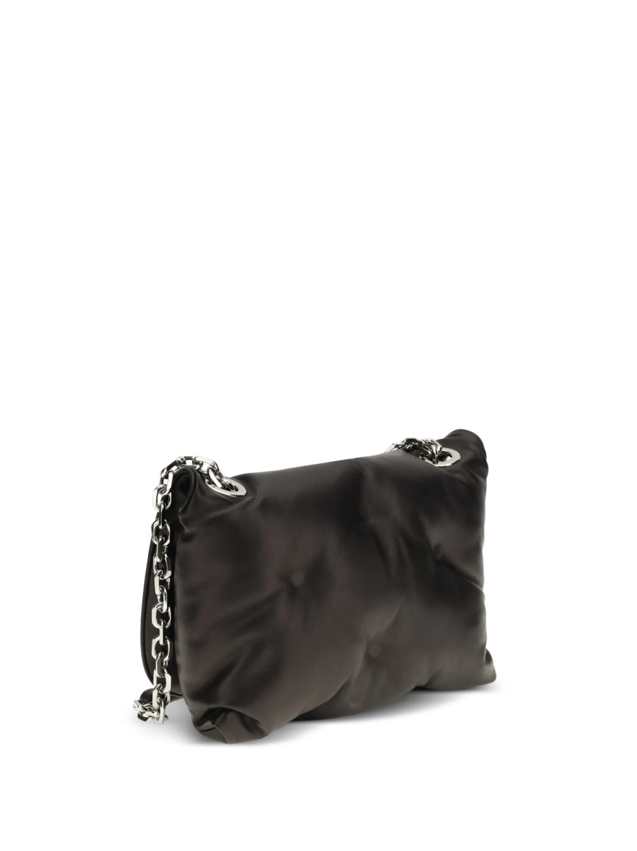 Geanta de umar Maison Margiela neagra din piele - Img 2