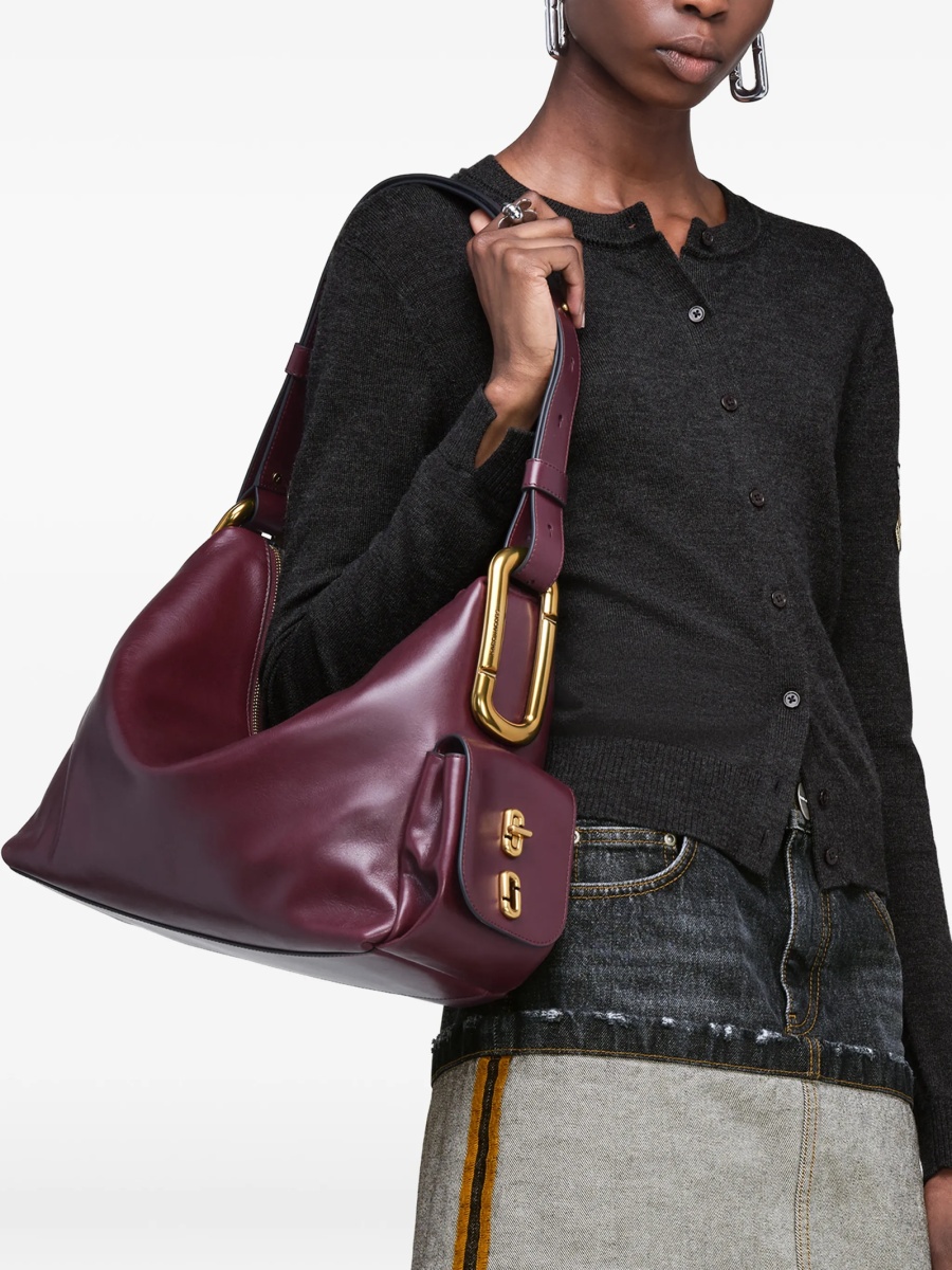 Geanta de umar Marc Jacobs rosie din piele - Img 2