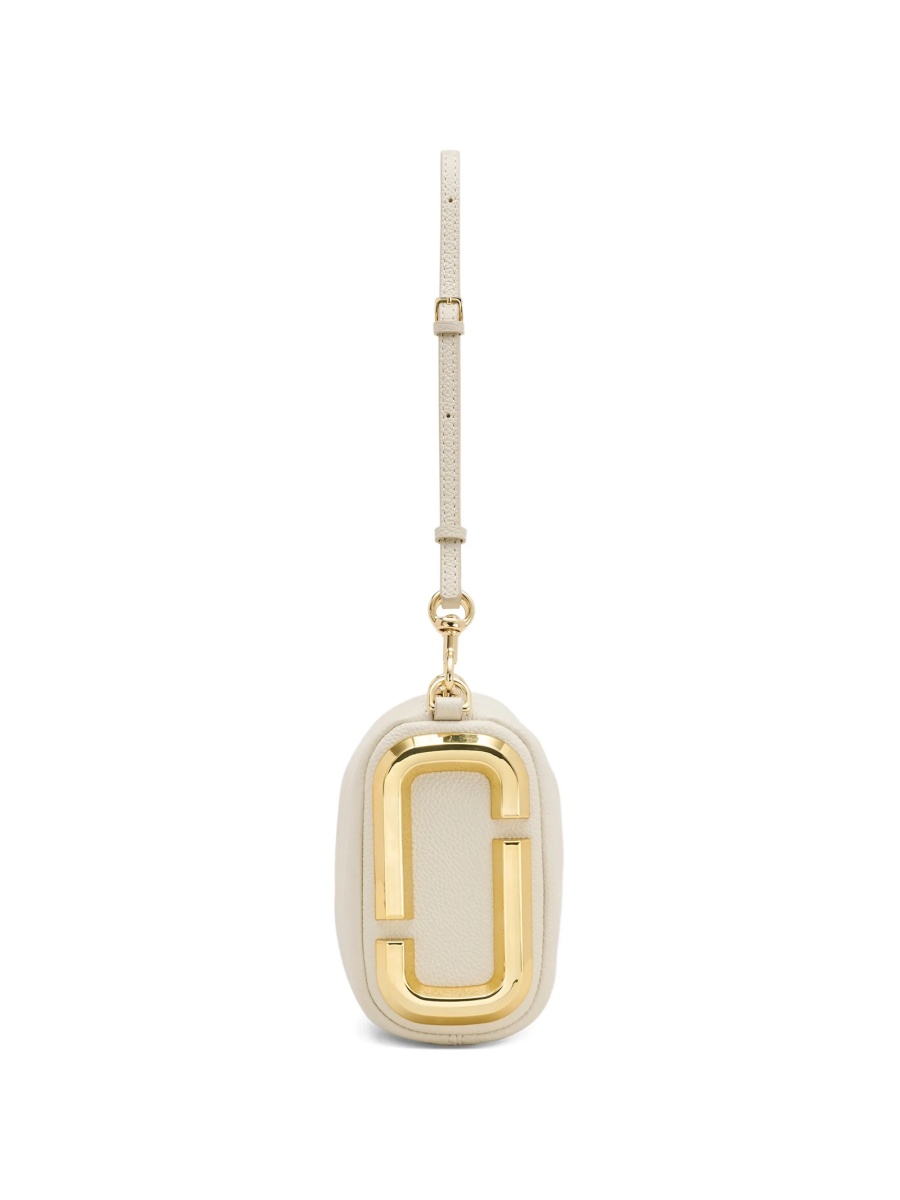 Geanta de umar Marc Jacobs snapshot neutra din piele - Img 4