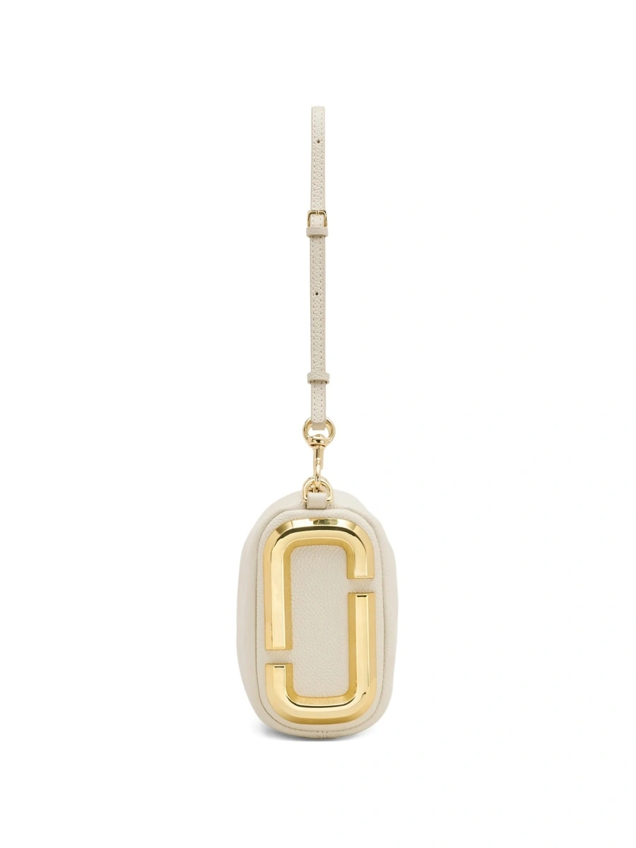 Geanta de umar Marc Jacobs snapshot neutra din piele - Img 4