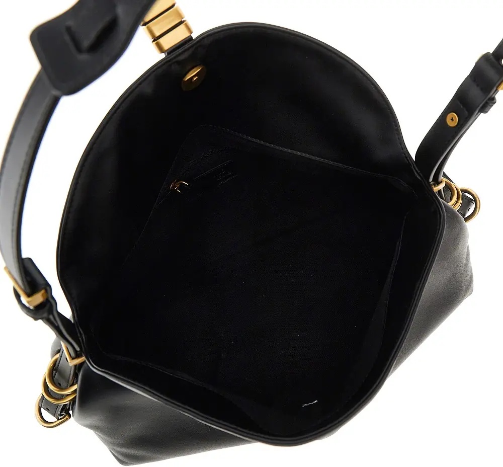 Geanta de umar Medium 'Saddle Bag Baguette' leather bag - Img 3