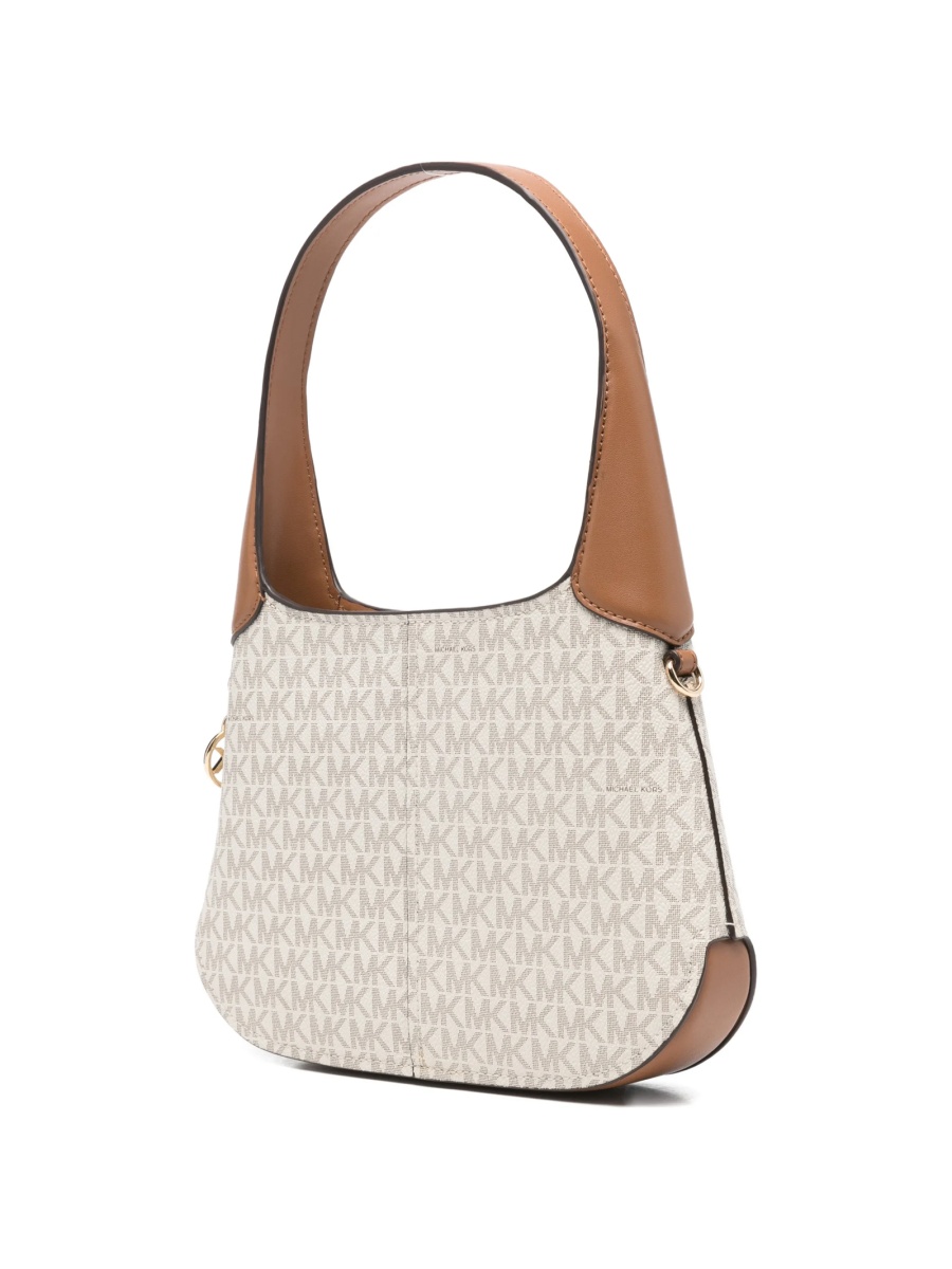 Geanta de umar Michael Kors neutra din pvc si piele - Img 3