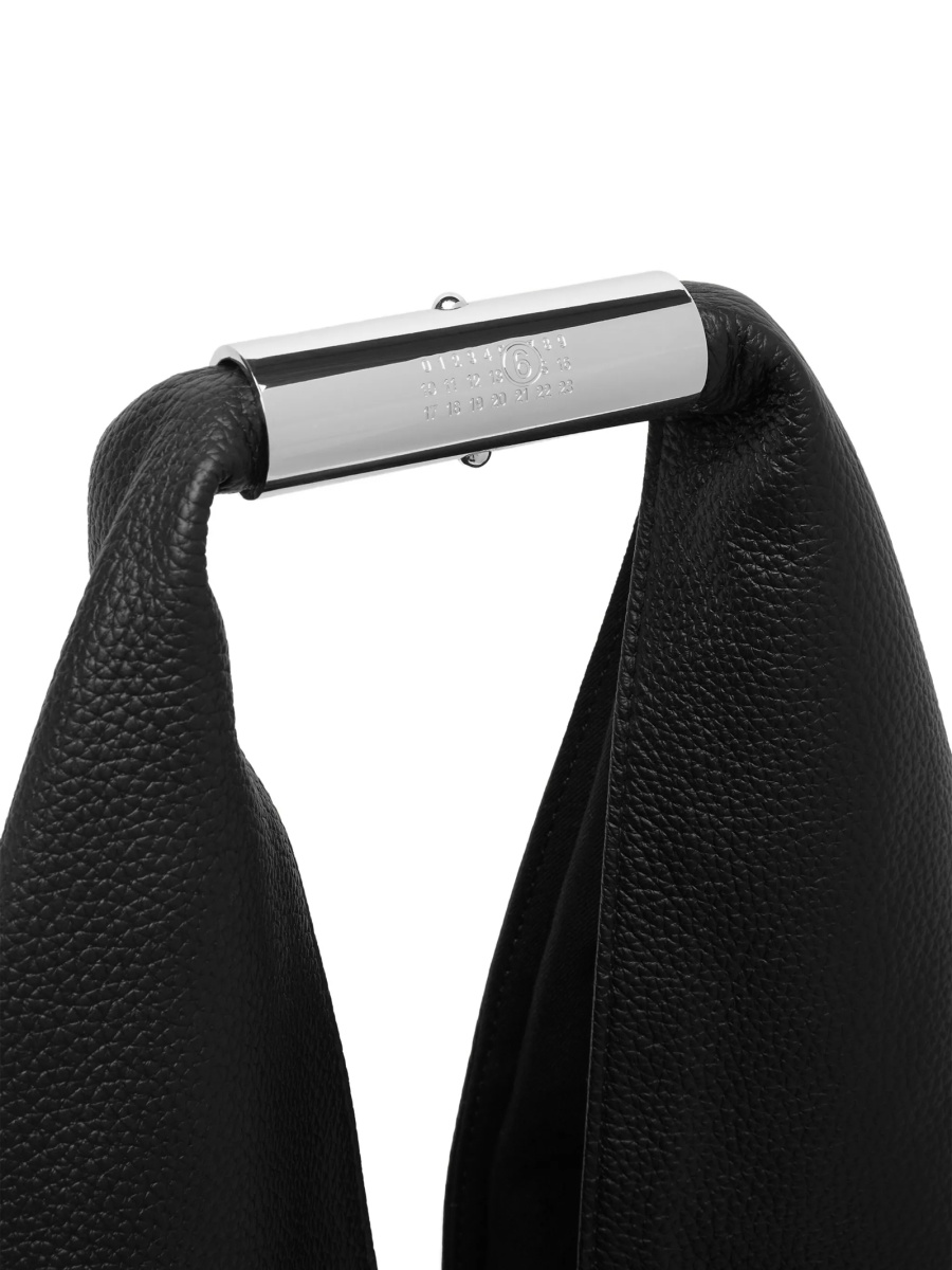 Geanta de umar MM6 Maison Margiela neagra din piele si zamak - Img 5