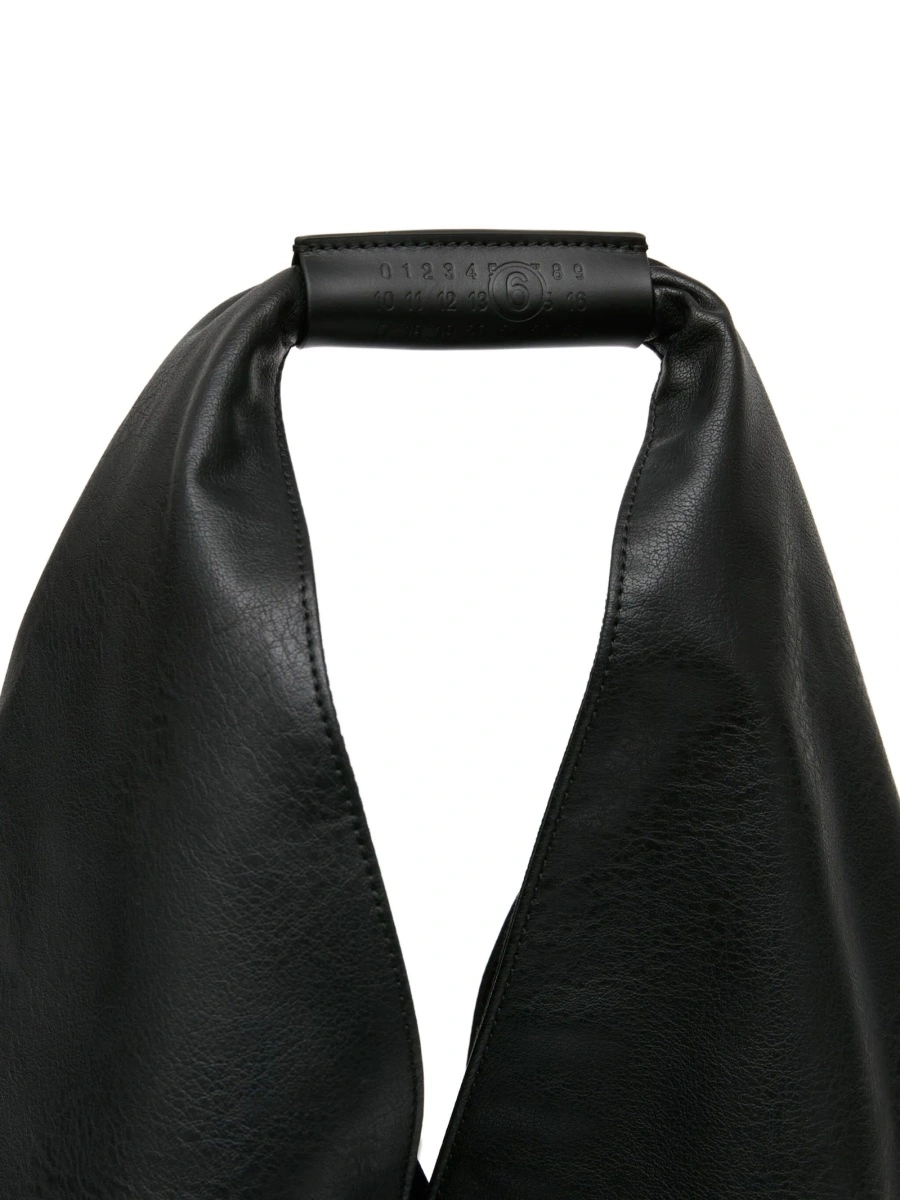 Geanta de umar MM6 Maison Margiela neagra din piele - Img 4
