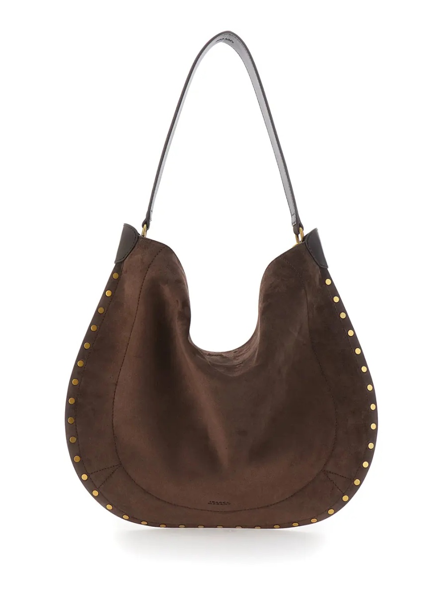 Geanta de umar Oskan Hobo Bag characterized by a soft design and a sophisticated look in brown for women - Img 2