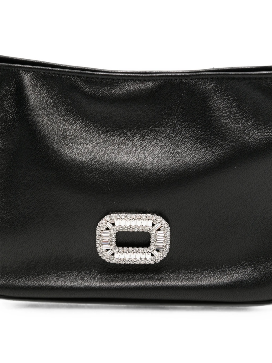 Geanta de umar Roger Vivier neagra din piele - Img 3