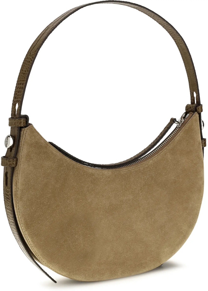 Geanta de umar ROMY SUEDE HALF MOON BAG - Img 3