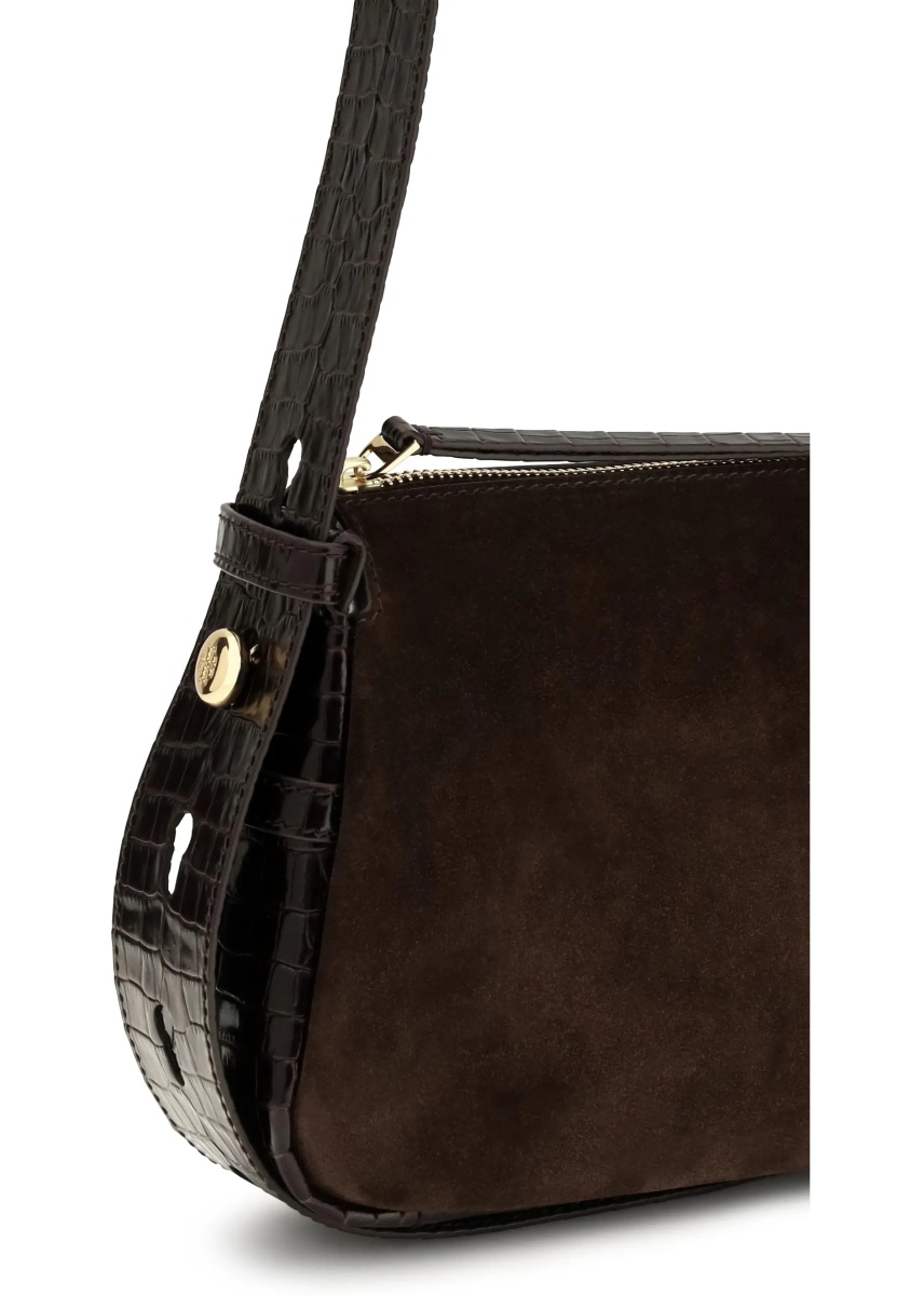 Geanta de umar ROMY SUEDE SMALL SHOULDER BAG - Img 4