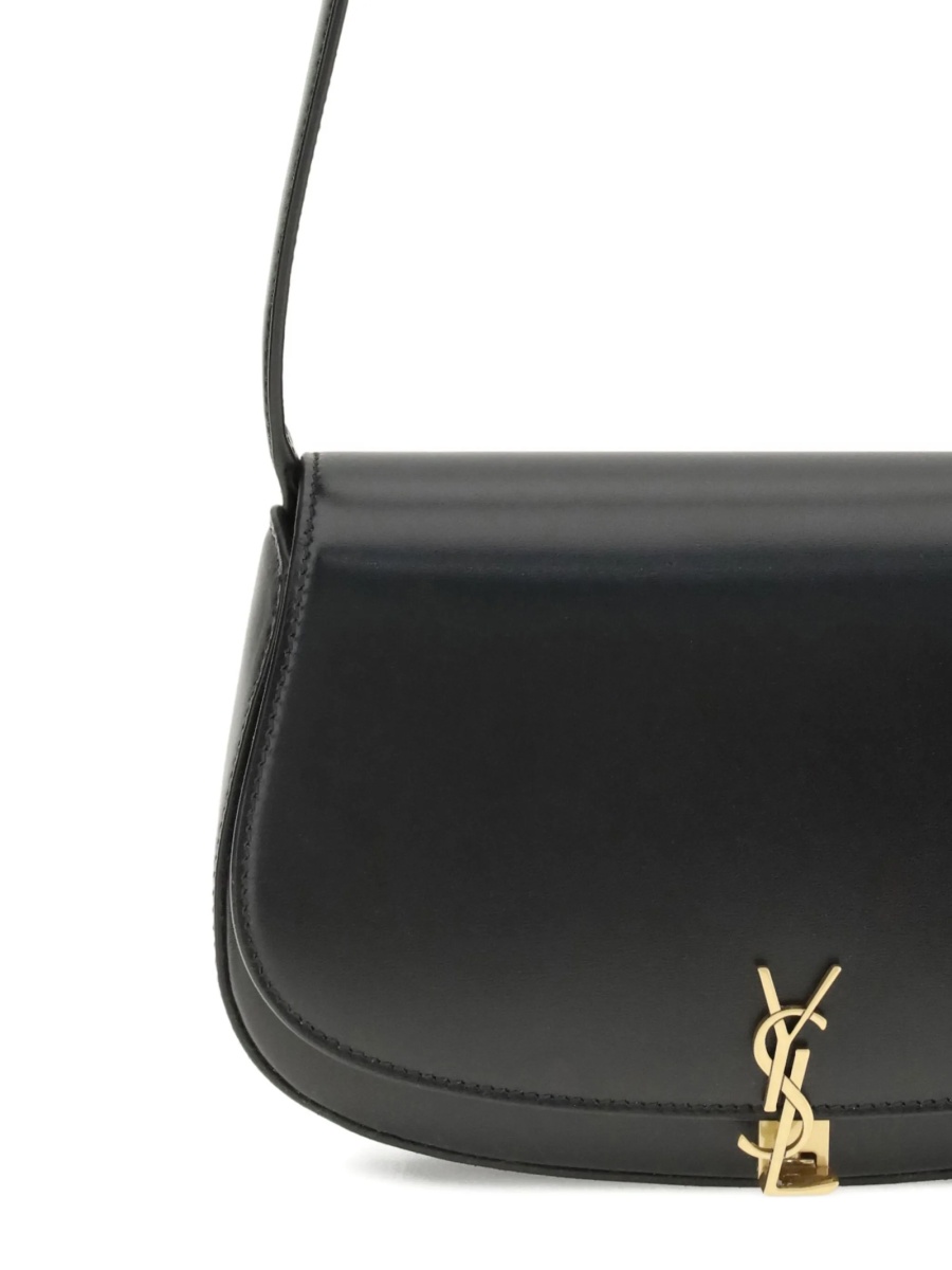 Geanta de umar Saint Laurent neagra din piele - Img 4