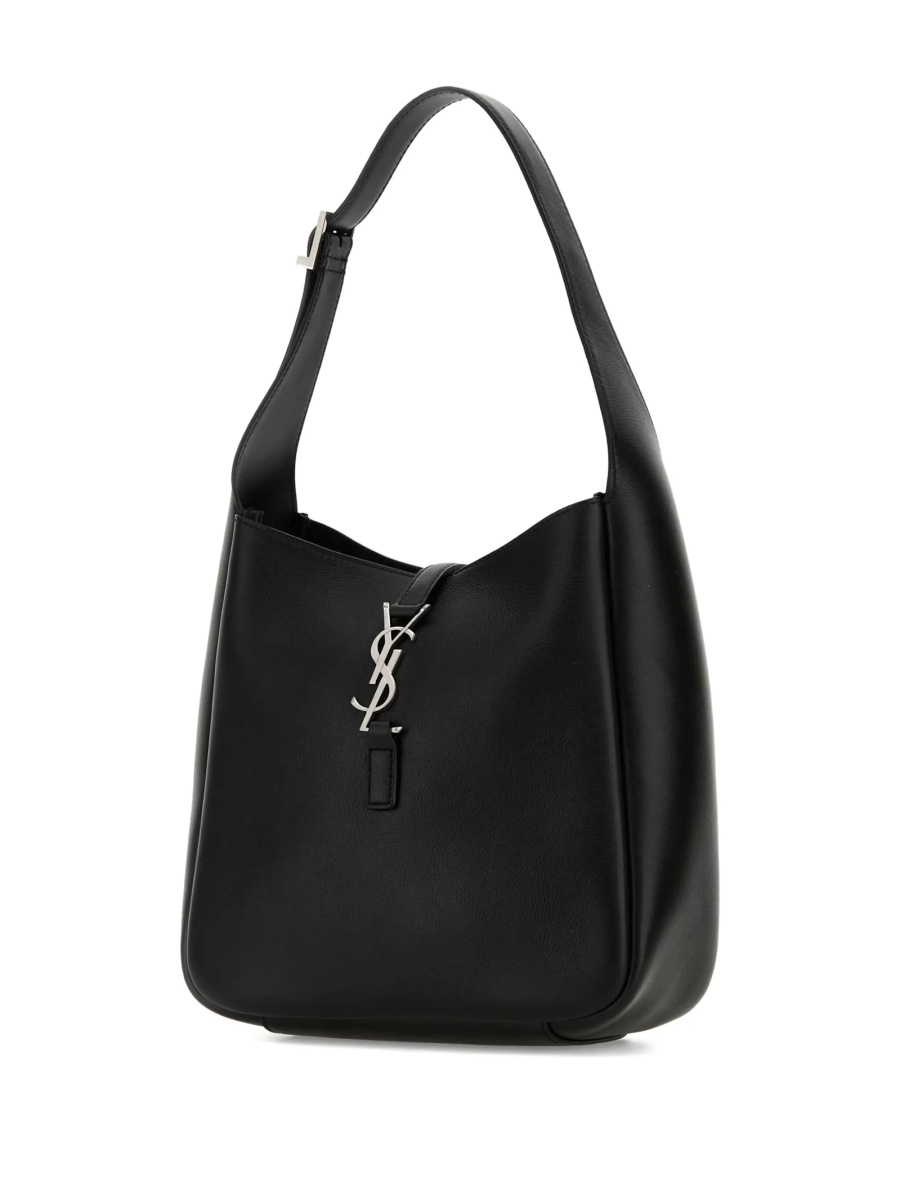 Geanta de umar Saint Laurent neagra din piele - Img 3