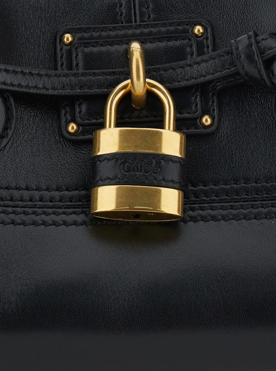 Geanta de umar Shoulder bag 'Paddington Sling' with black leather details - Img 3