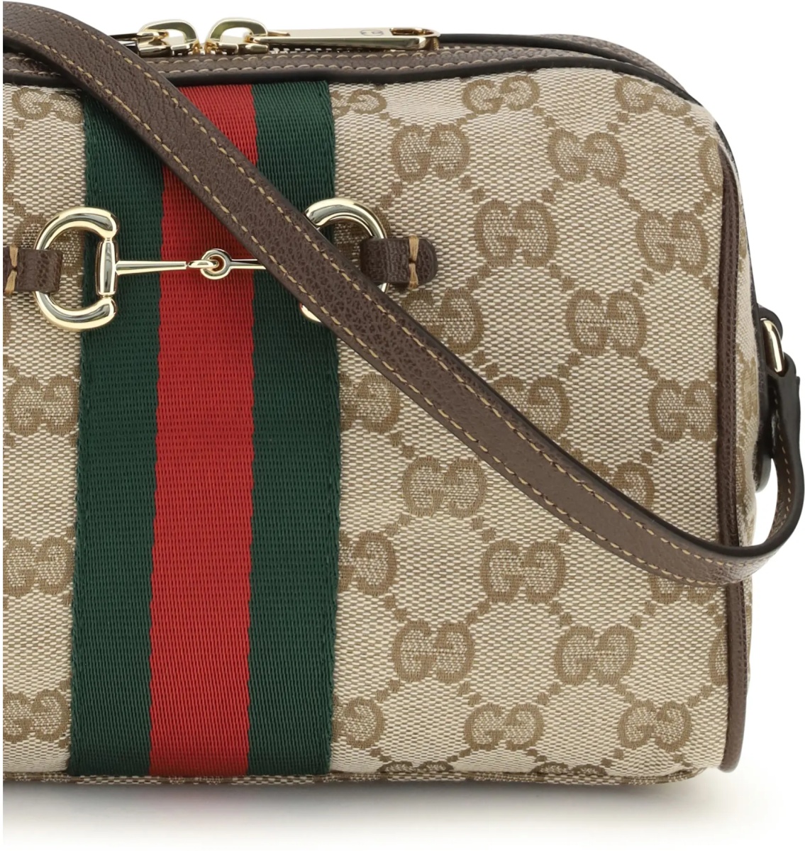 Geanta de umar Small Horsebit Web Camera Bag Shoulder Bag - Img 4