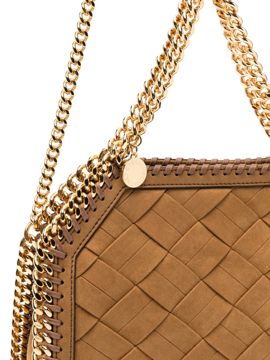 Geanta de umar Stella McCartney falabella maro din poliamida - Img 4