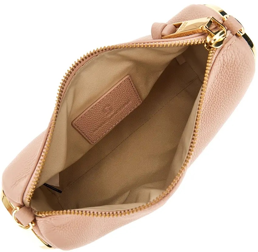 Geanta de umar 'The Snapshot' grained leather shoulder bag - Img 3