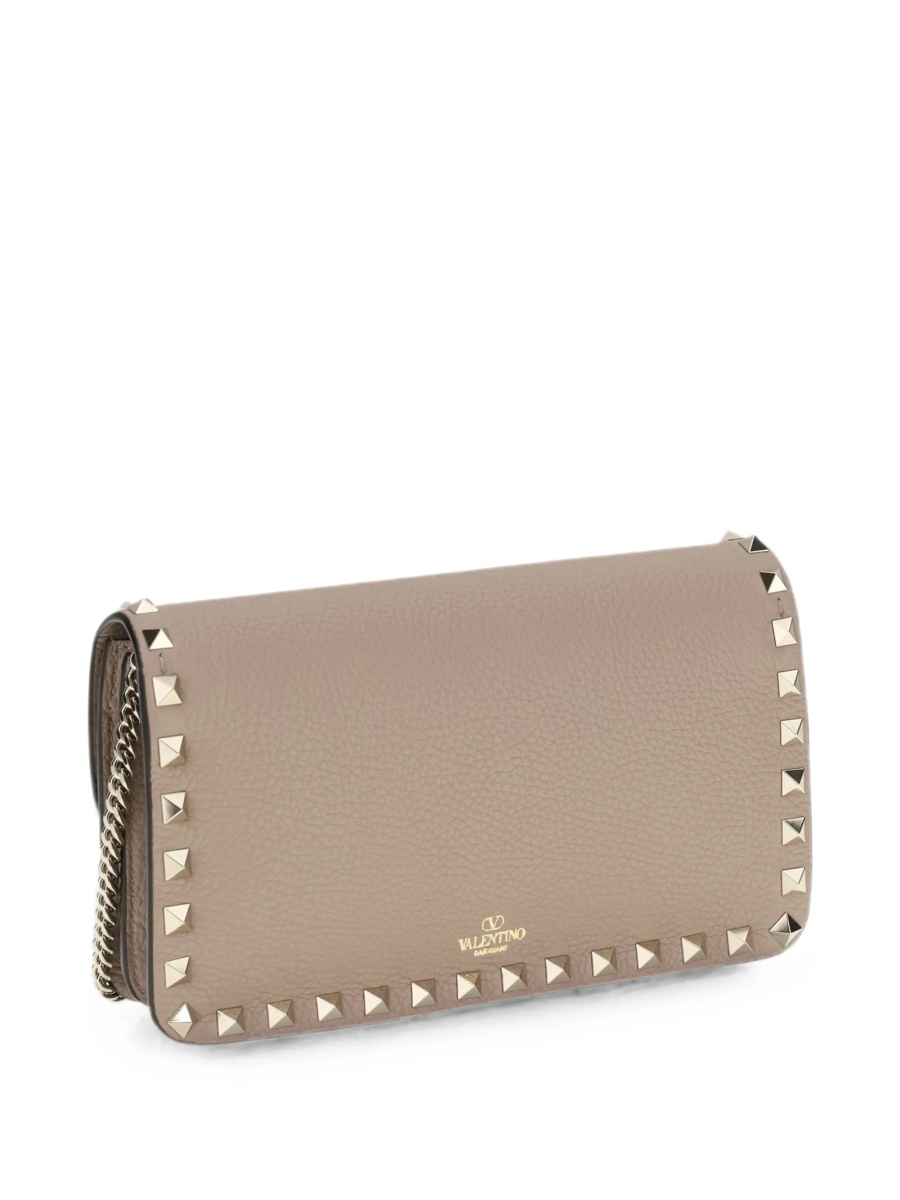 Geanta de umar Valentino Garavani Rockstud neutra din piele - Img 2