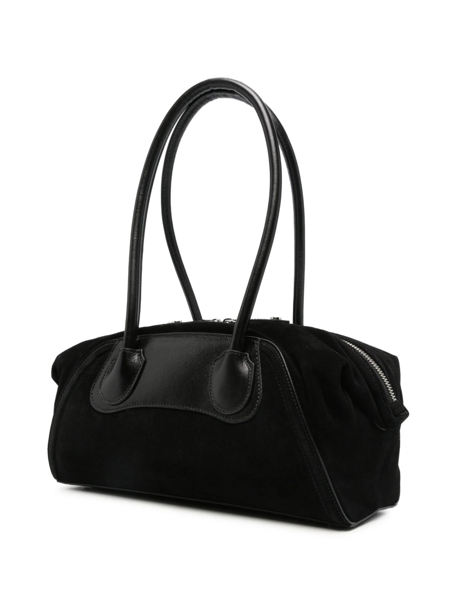 Geanta de umar Vivienne Westwood neagra din piele intoarsa - Img 3