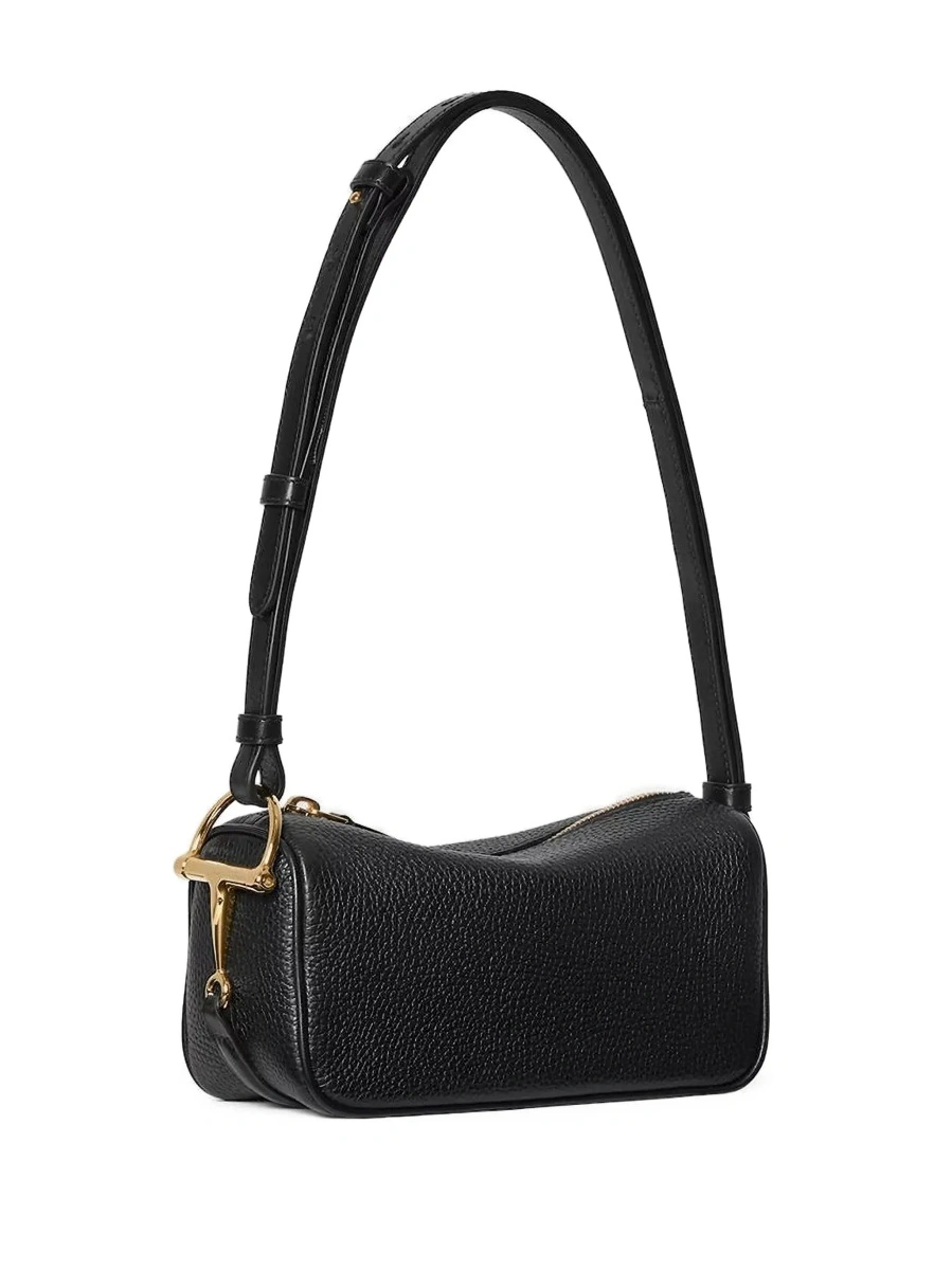 Geanta mini Gucci neagra din piele - Img 4