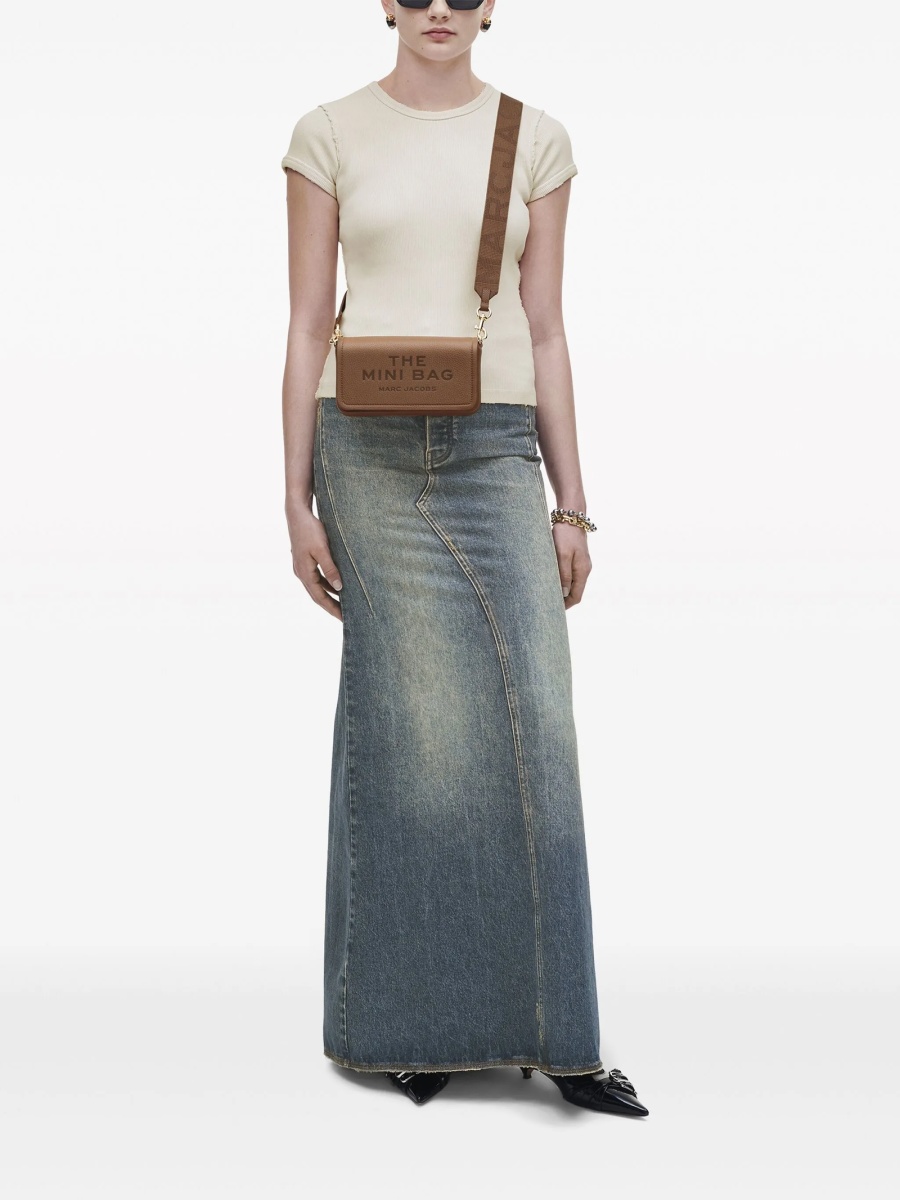 Geanta mini Marc Jacobs maro din piele - Img 2