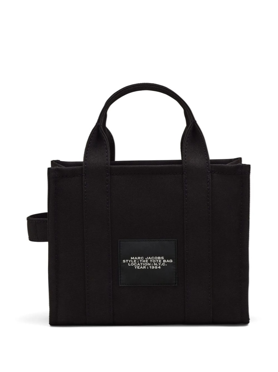 Geanta mini Marc Jacobs neagra din bumbac - Img 4