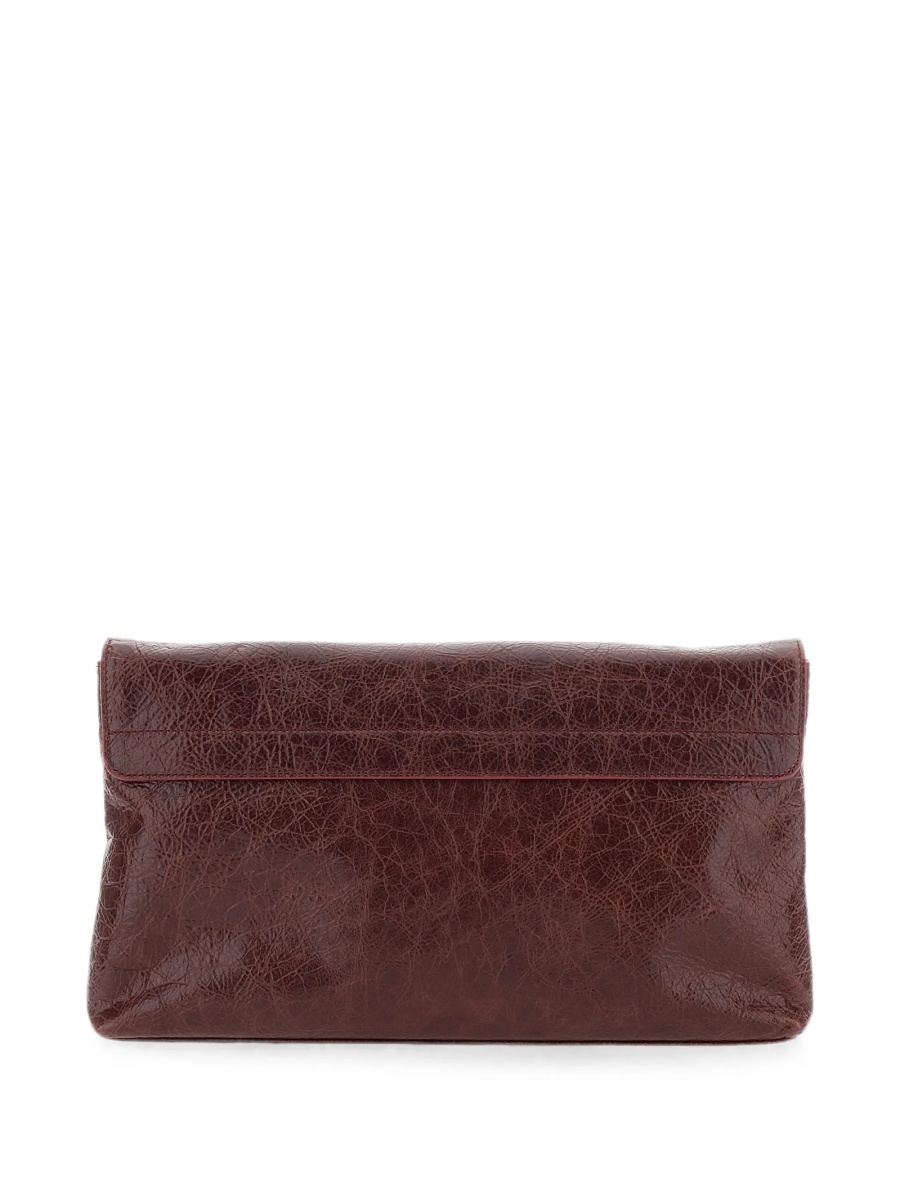 Geanta plic Balenciaga rosie din piele - Img 2