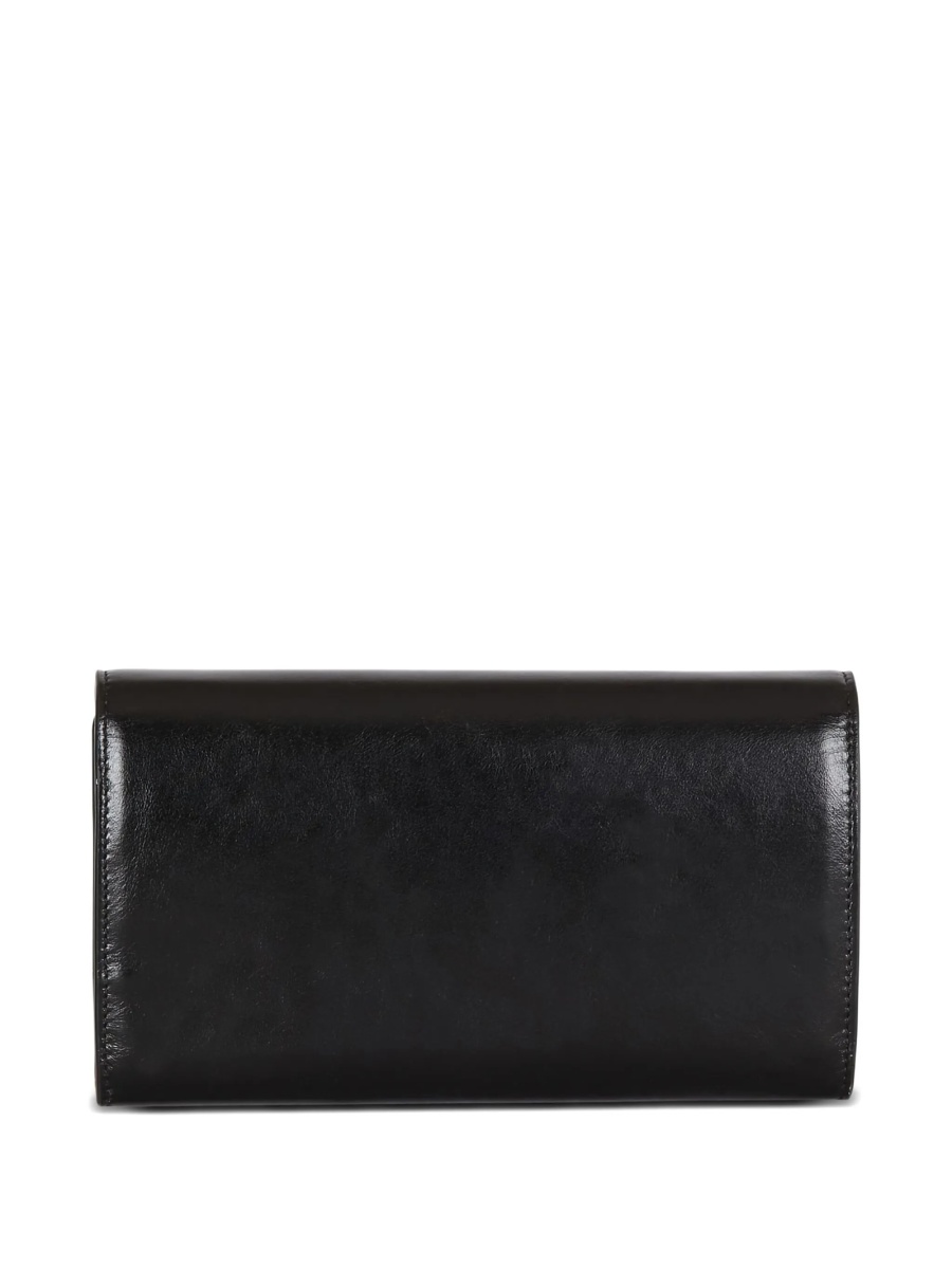 Geanta plic Balmain neagra din piele - Img 2