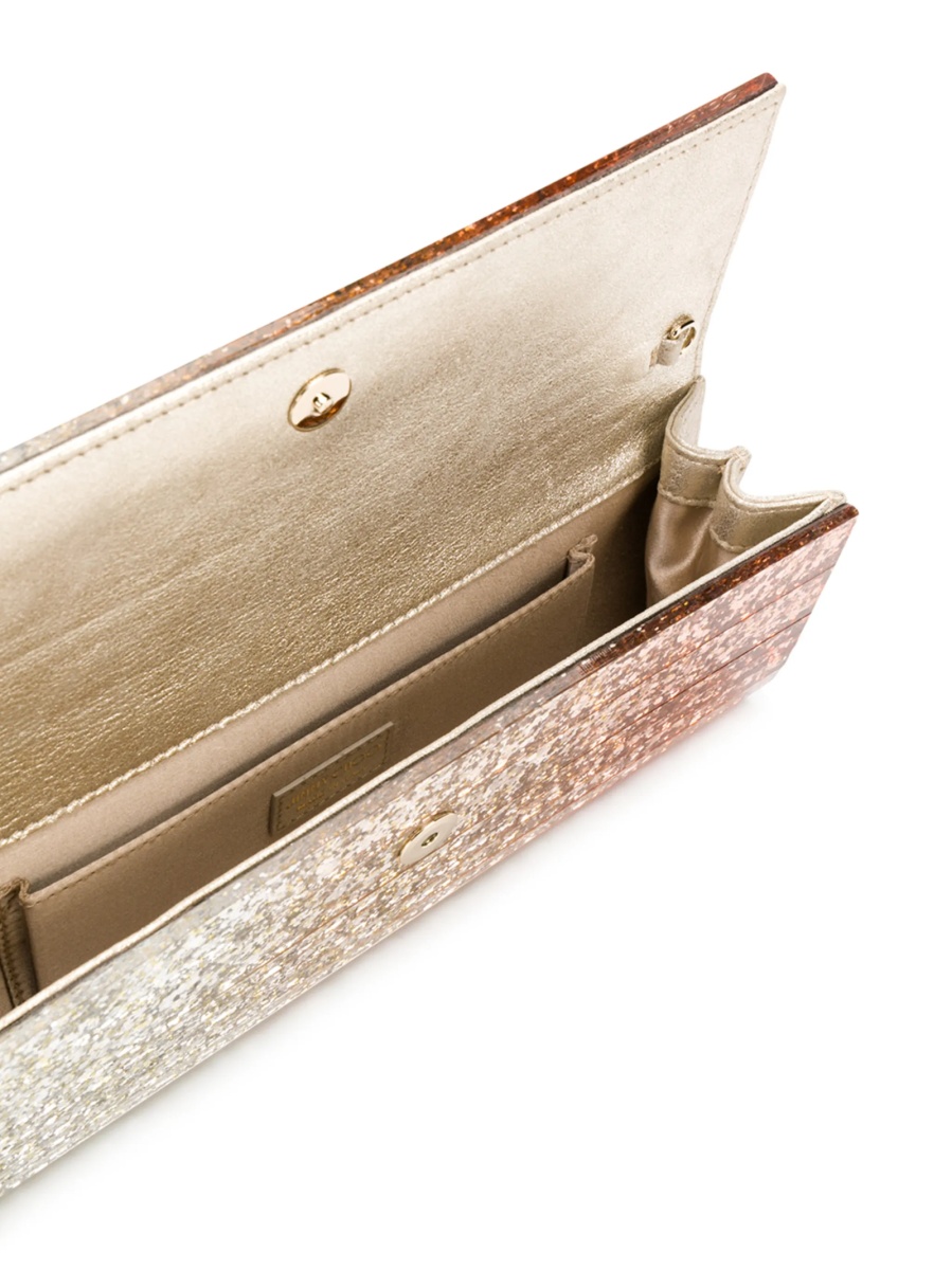 Geanta plic Jimmy Choo aurie din acrilic - Img 5