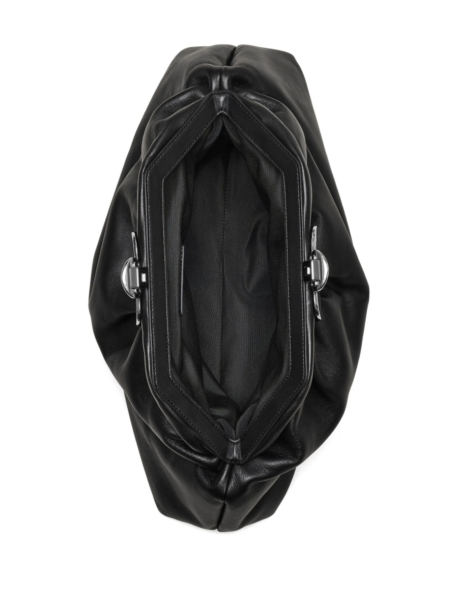 Geanta plic Marc Jacobs neagra din piele - Img 3