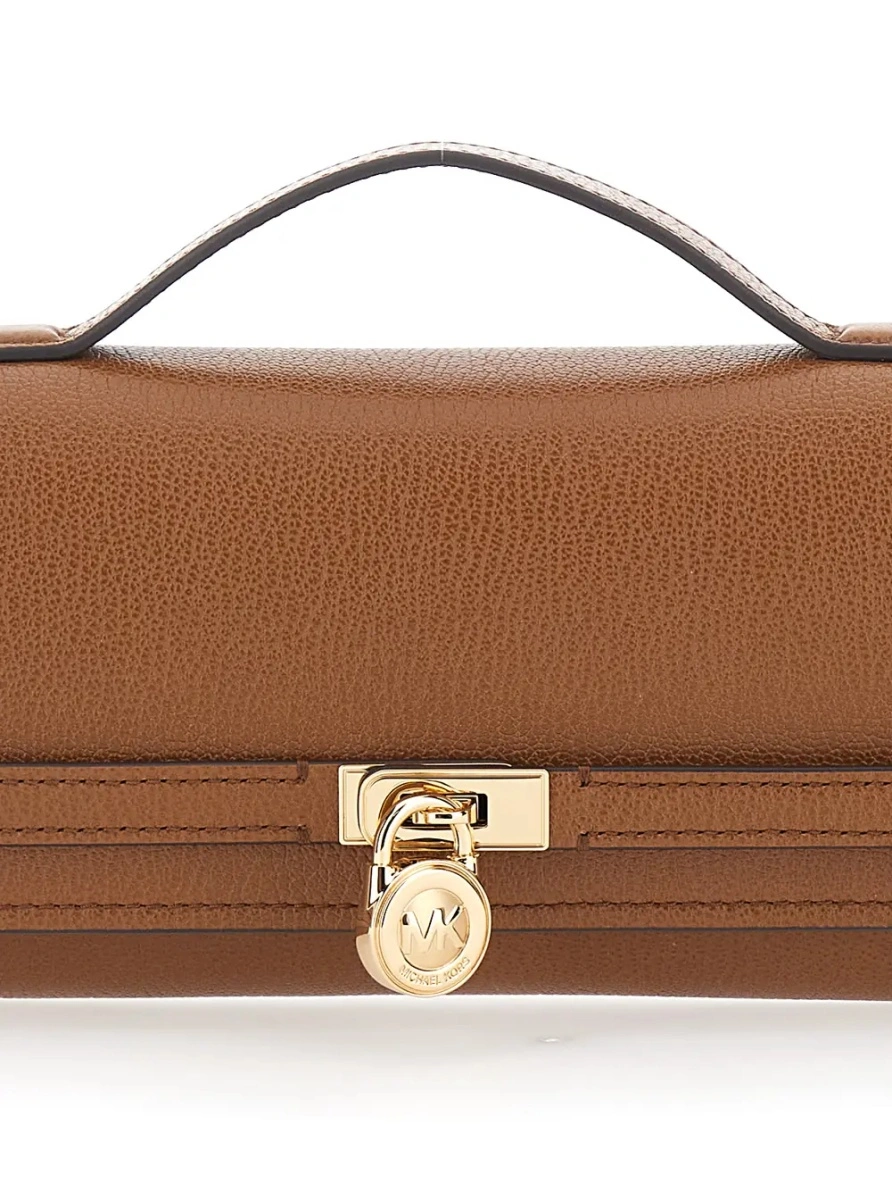 Geanta plic Michael Kors 'Hamilton' maro din piele - Img 3