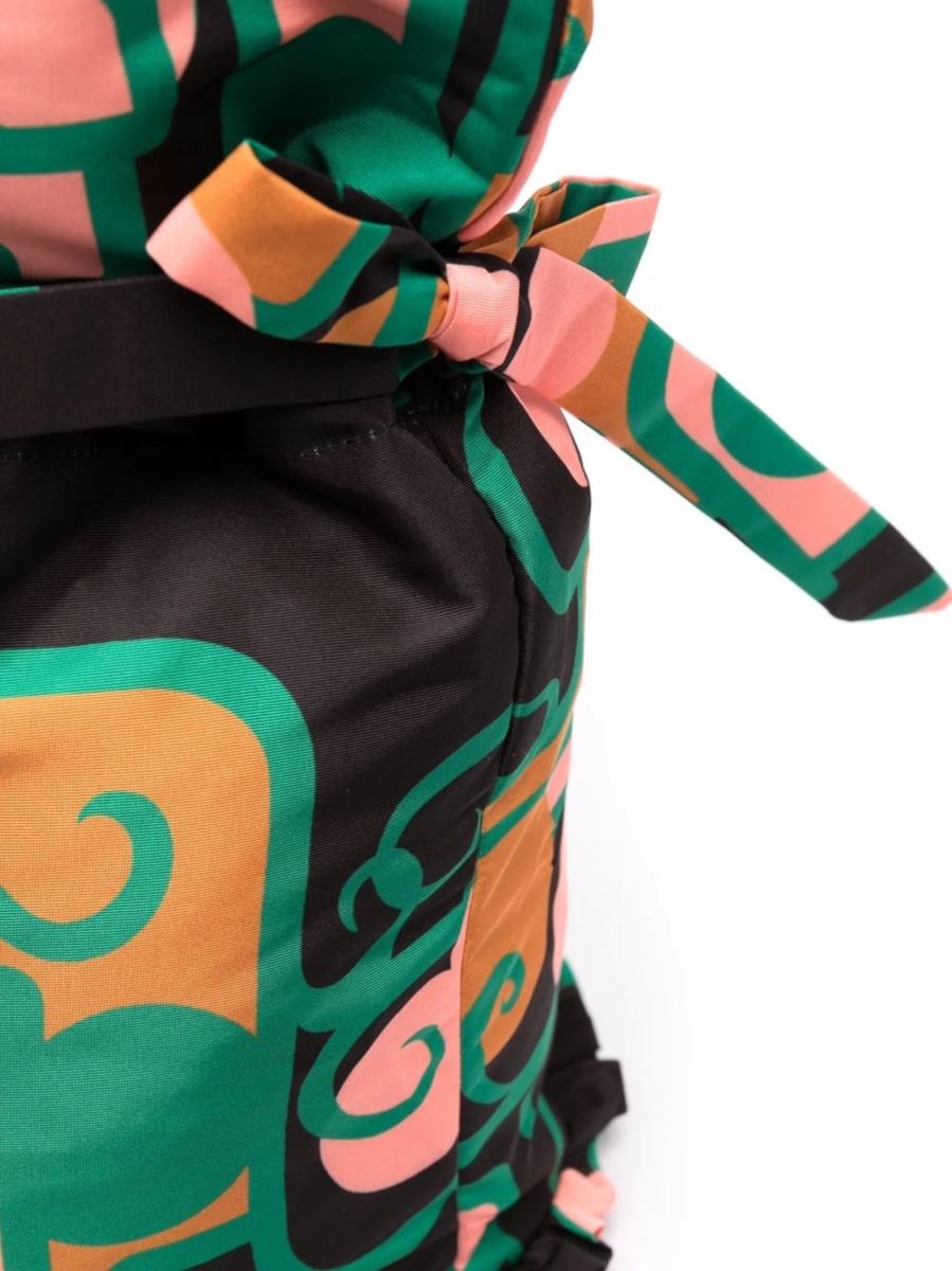 Geanta tip postas La DoubleJ neagra din polyester - Img 4