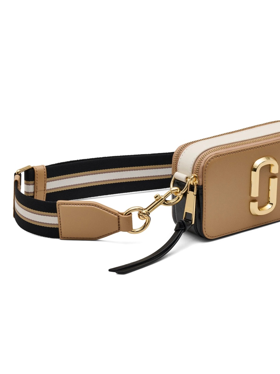 Geanta tip postas Marc Jacobs snapshot maro din piele si poliuretan - Img 5
