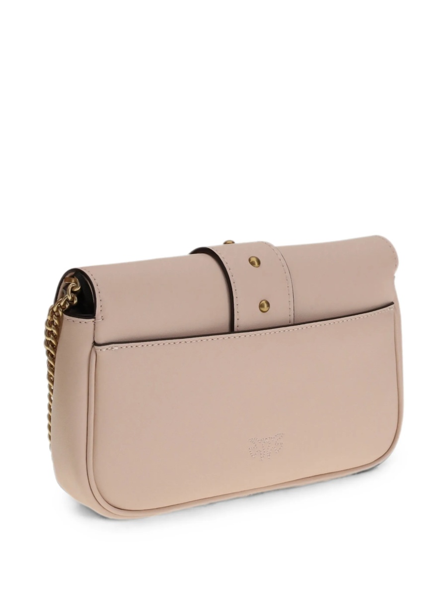 Geanta tip postas Pinko roz din piele - Img 2