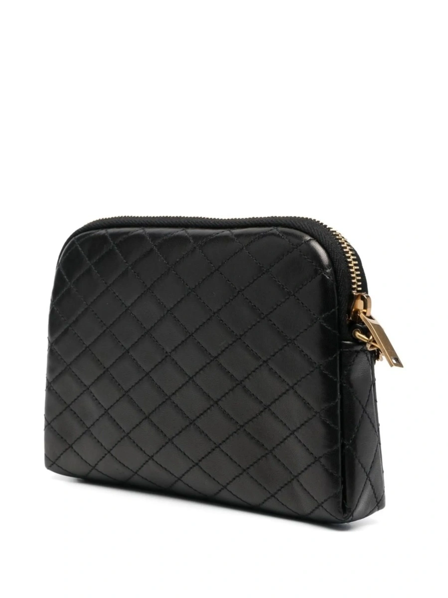 Geanta tip postas Saint Laurent neagra din piele - Img 3