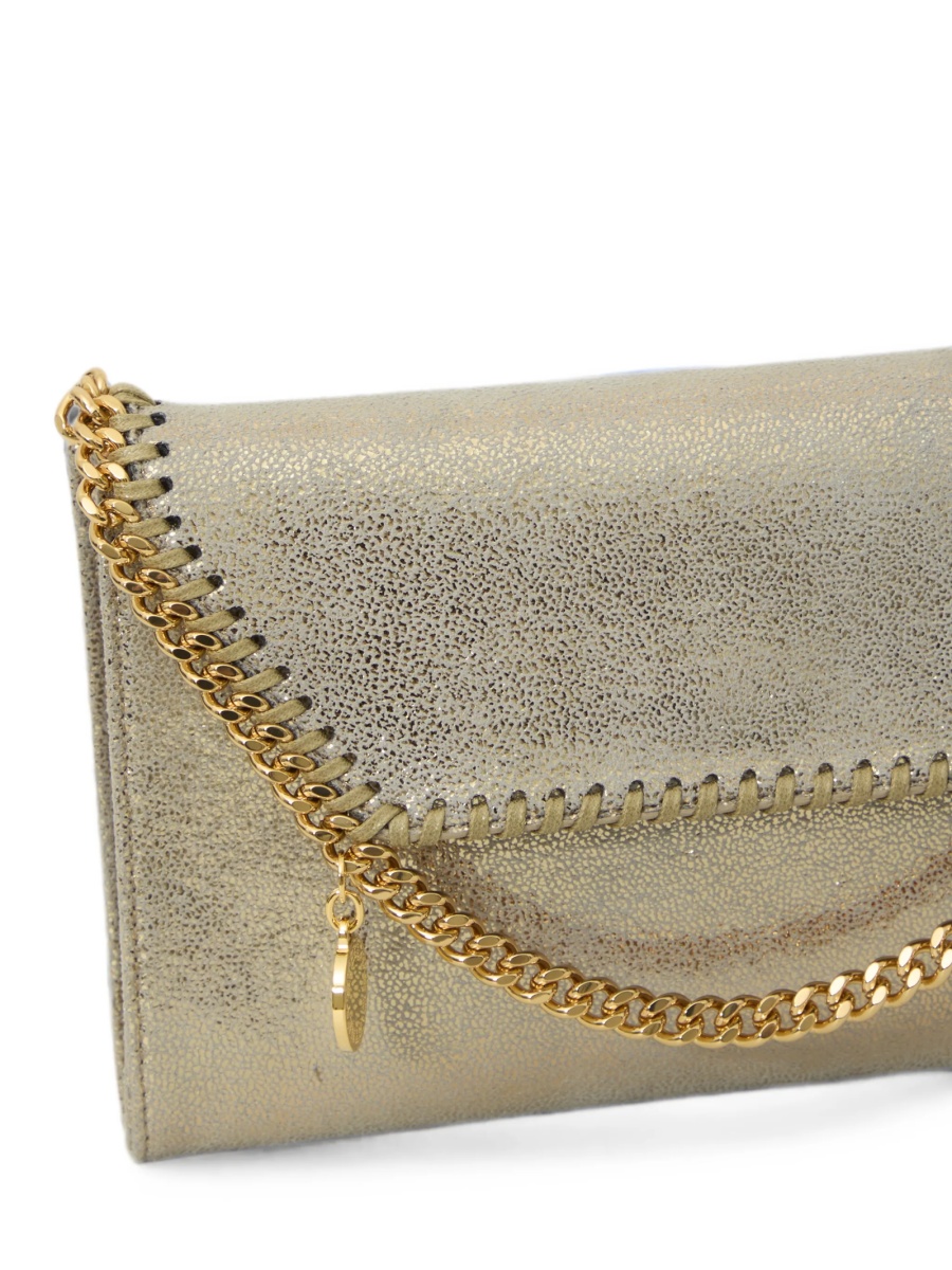 Geanta tip postas Stella McCartney falabella aurie din piele eco - Img 4
