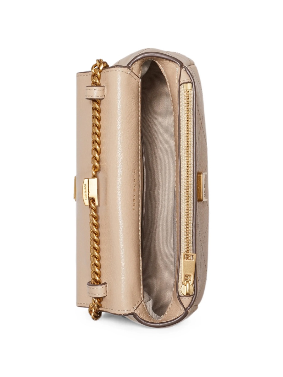Geanta tip postas Tory Burch neutra din piele - Img 3