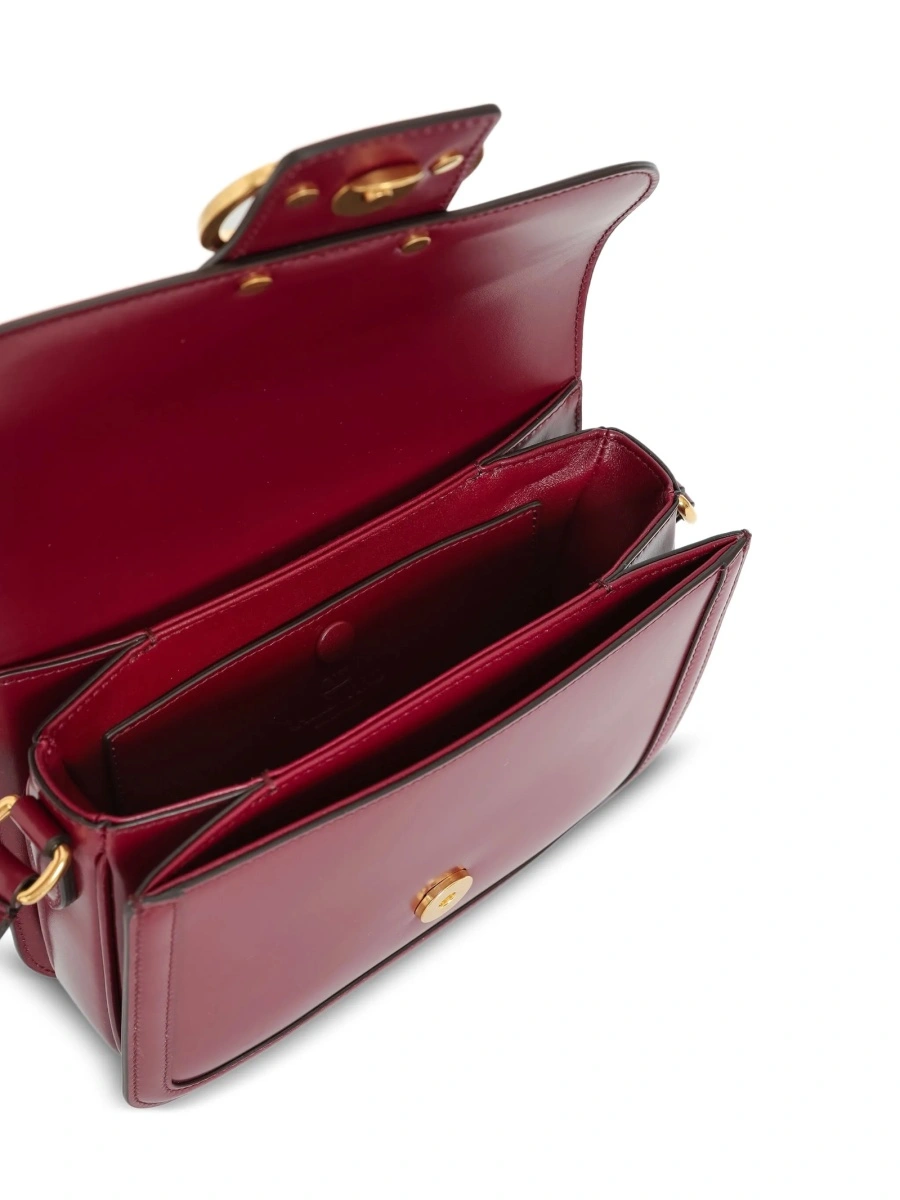 Geanta tip postas Valentino Garavani rosie din piele - Img 4