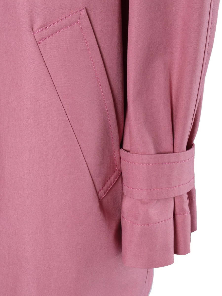 Geci Magenta double-breasted parka - Img 3