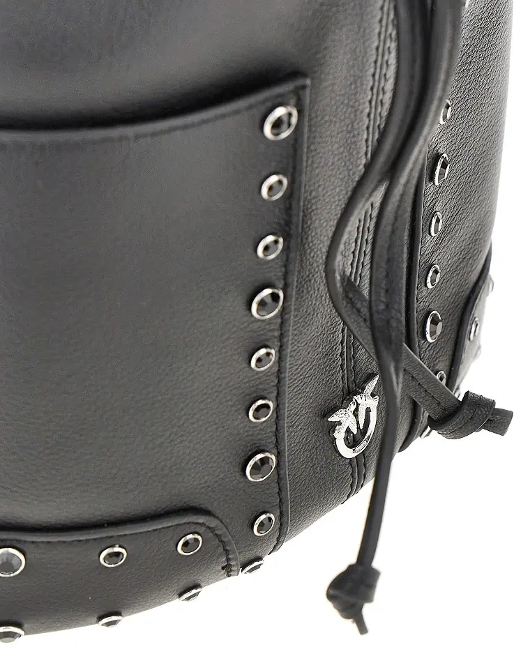 Genti 'Bucket Mini' leather bag - Img 4