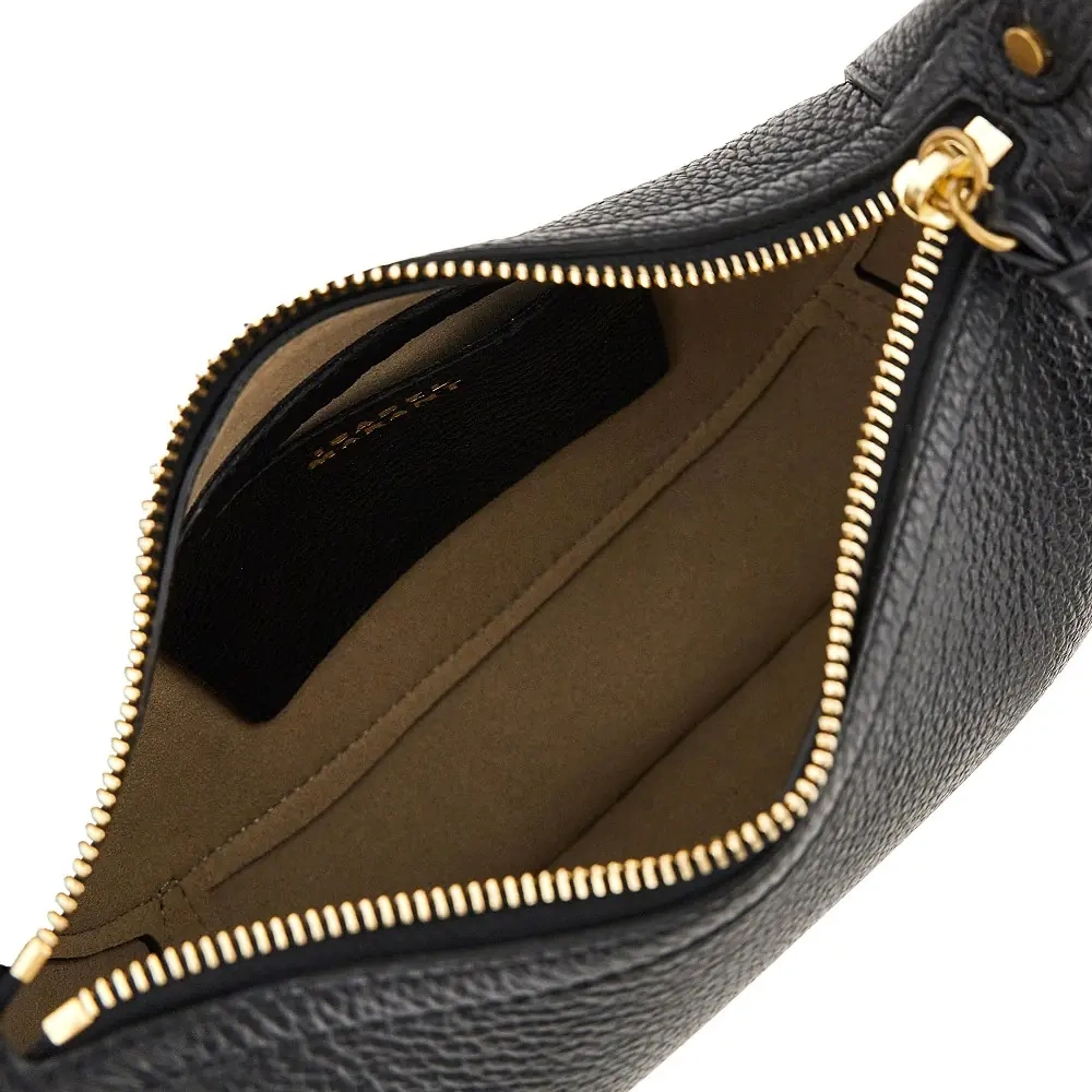 Genti Grained leather Oskan Moon bag - Img 3