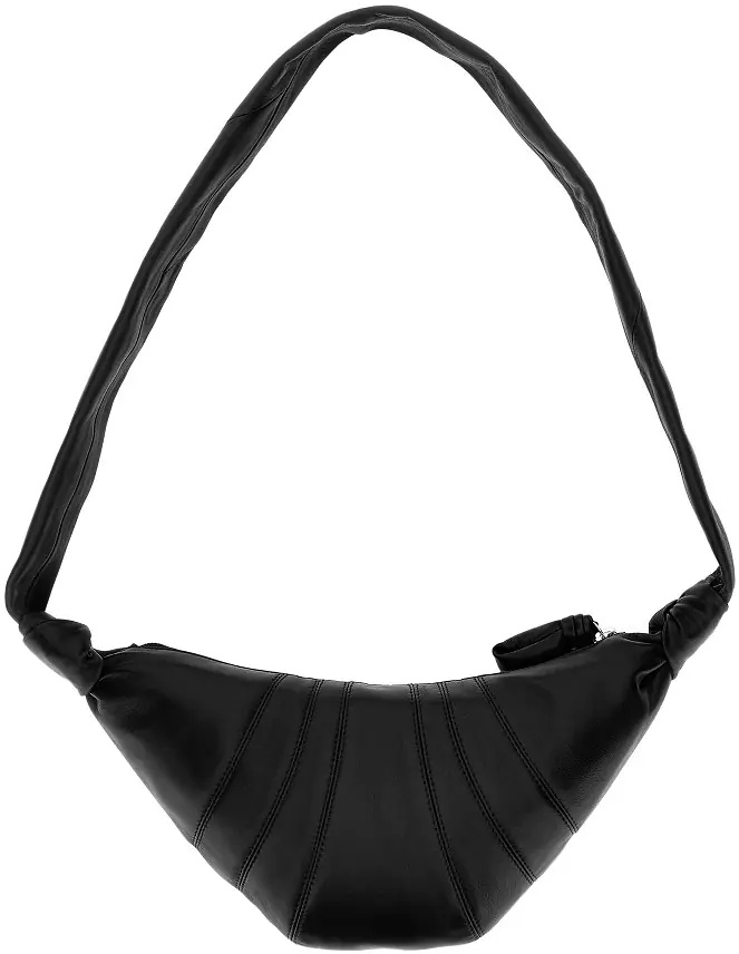 Genti Nappa leather small 'Croissant' bag - Img 2