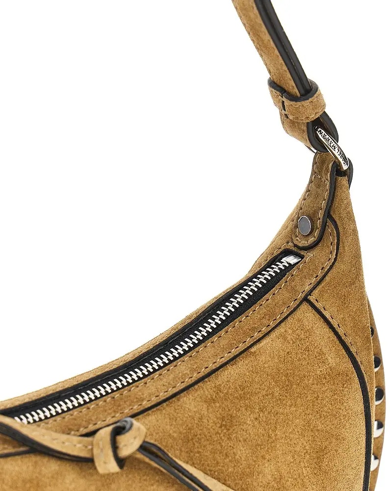 Genti Suede leather Oskan Moon bag - Img 4