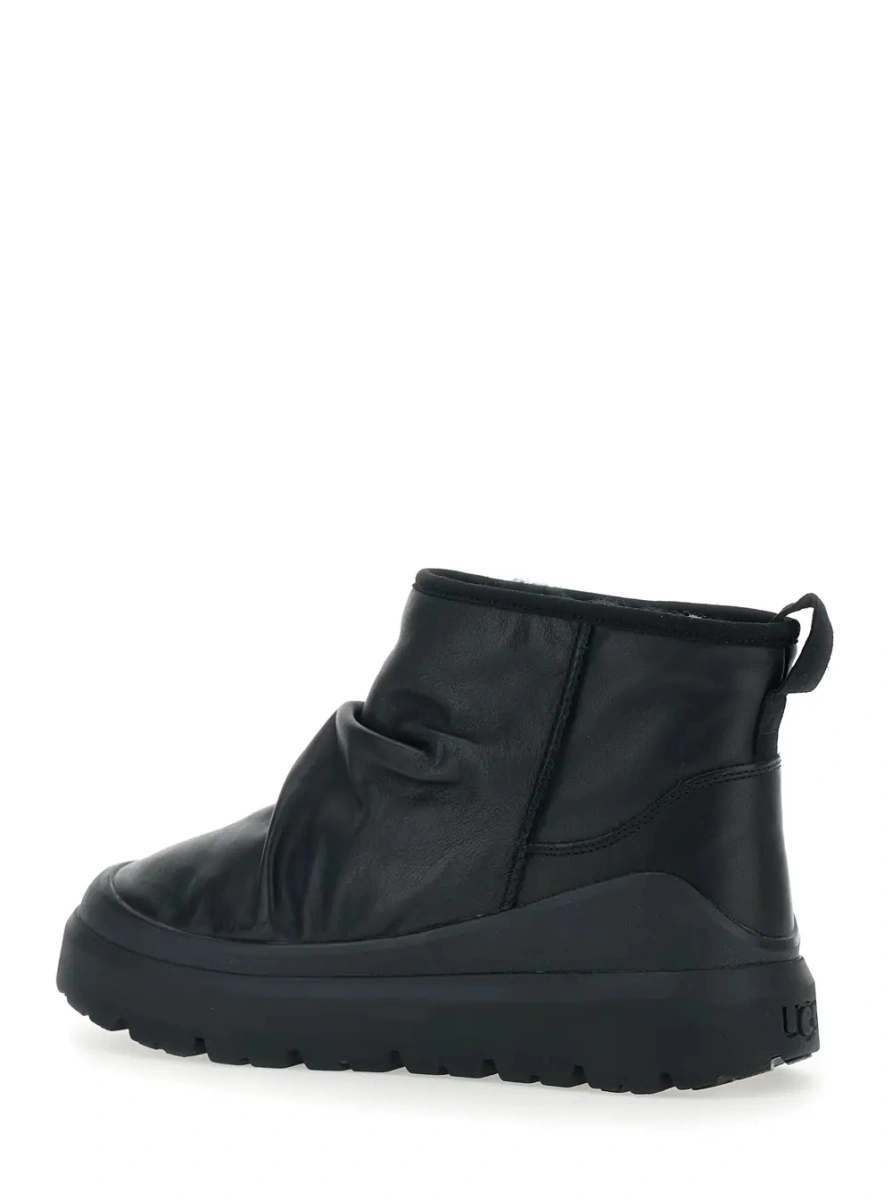 Ghete UGG negre din piele 'Heritage Utility' - Img 3