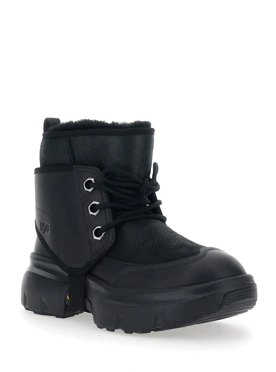 Ghete UGG negre din piele - Img 2