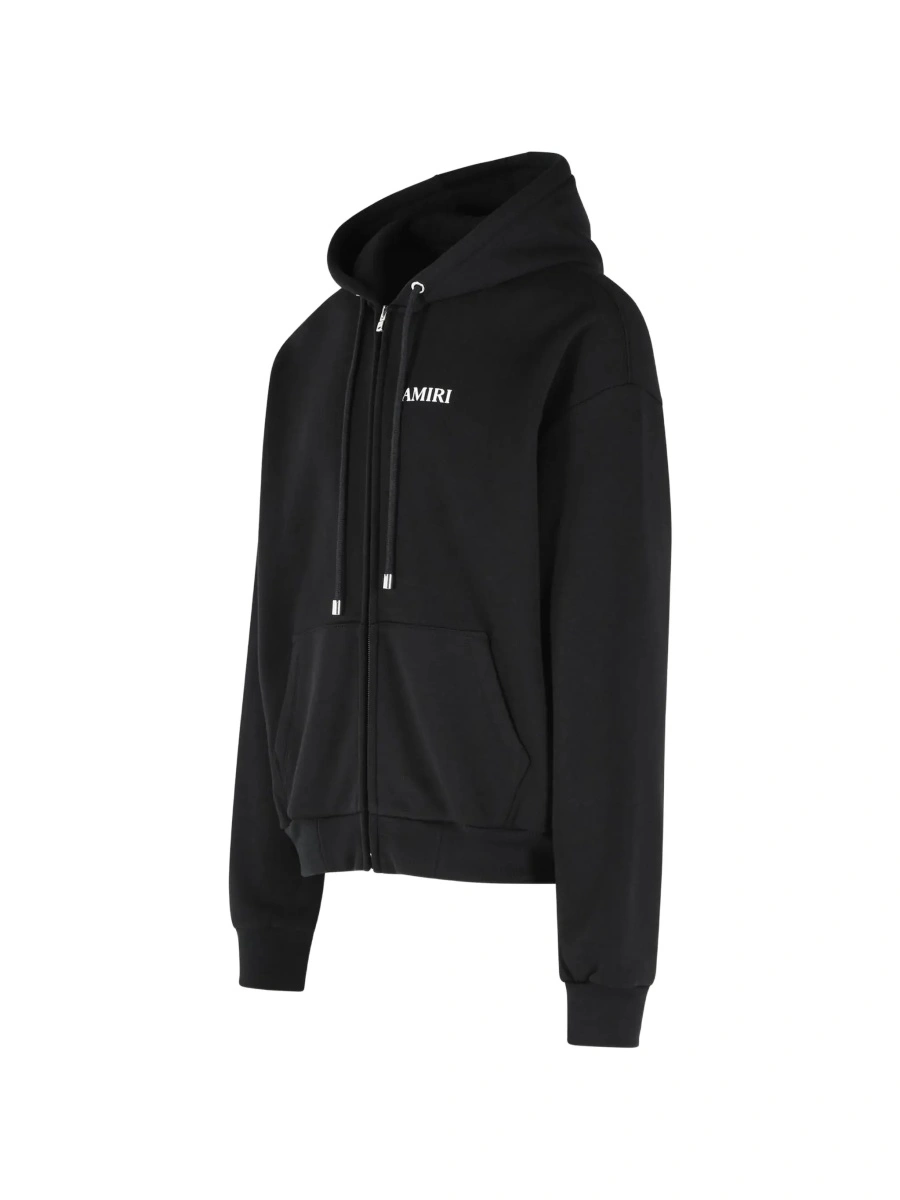 Hanorac AMIRI negru din bumbac - Img 5