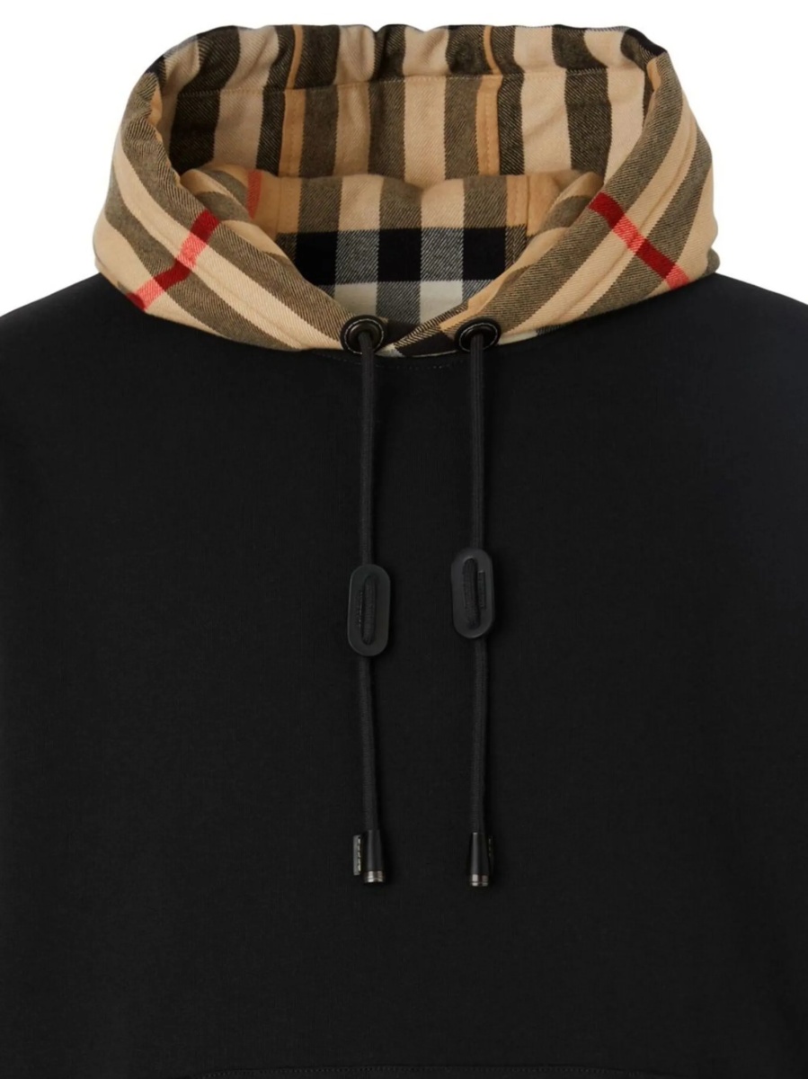 Hanorac Burberry vintage check negru - Img 3