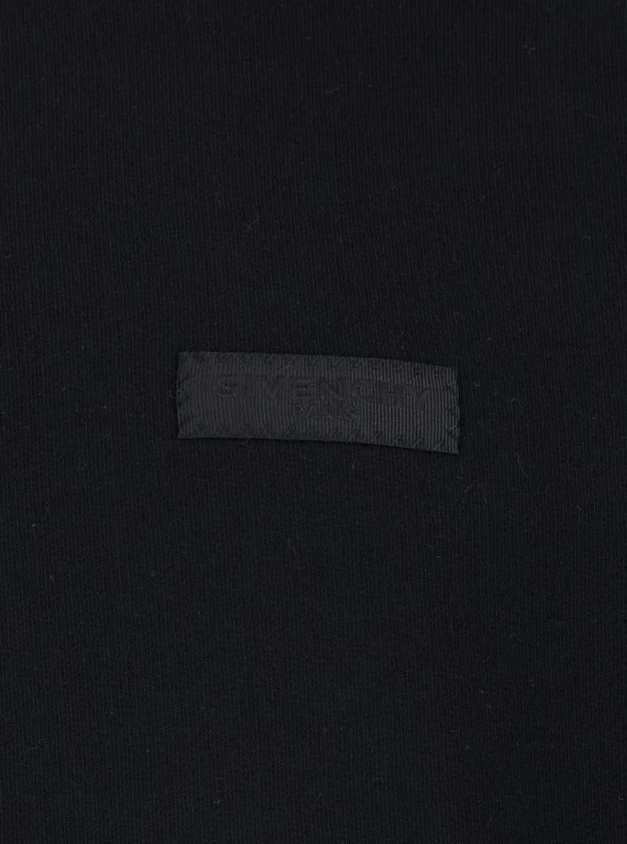 Hanorac Givenchy negru din bumbac - Img 3
