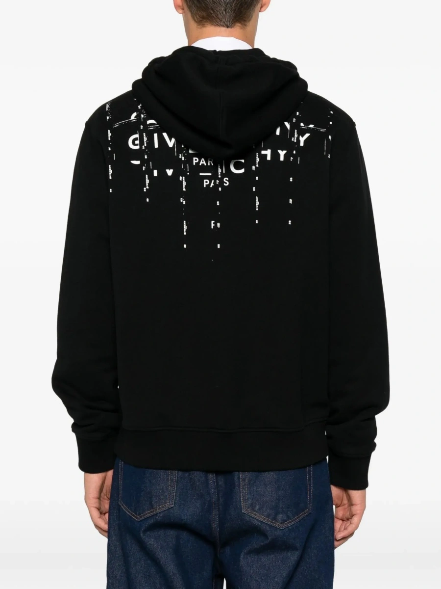 Hanorac Givenchy negru din bumbac - Img 6