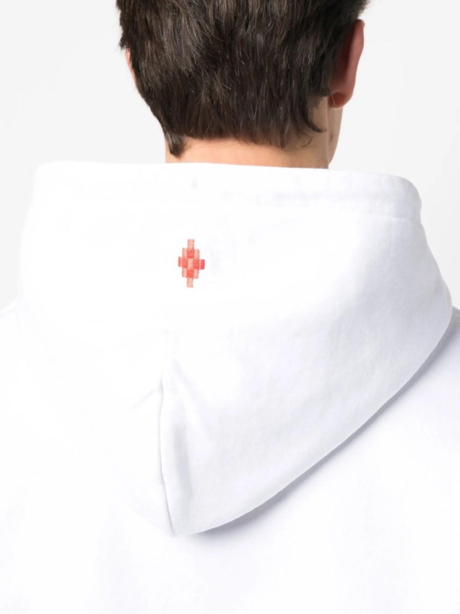 Hanorac Marcelo Burlon alb - Img 5
