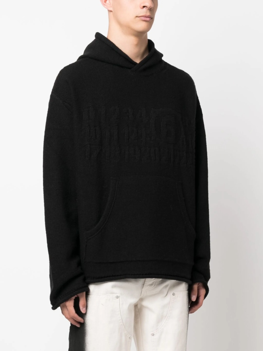 Hanorac MM6 Maison Margiela negru - Img 3