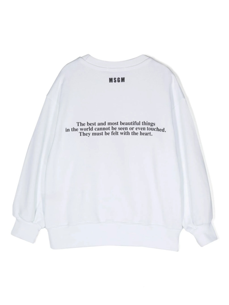 Hanorac MSGM alb - Img 2